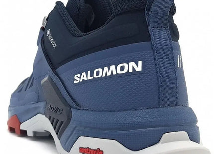 Zapatilla Salomon X Ultra 4 GTX Hombre Gris Carbon Azul Bering