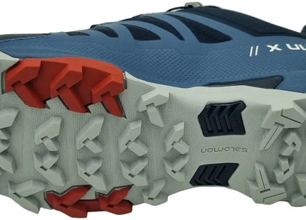 Zapatilla Salomon X Ultra 4 GTX Hombre Gris Carbon Azul Bering