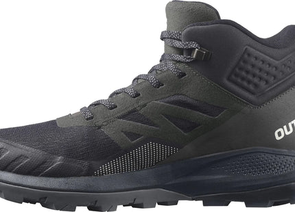 Botín Salomon Outpulse Mid GTX Hombre Negro Ébano Impermeable