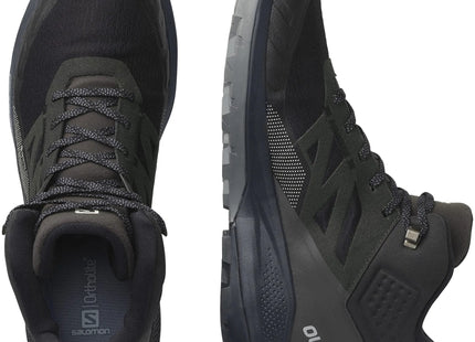 Botín Salomon Outpulse Mid GTX Hombre Negro Ébano Impermeable