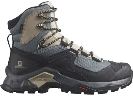 Botín Salomon Quest Element GTX Mujer Gris Ebony Impermeable