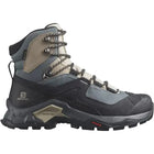 Botín Salomon Quest Element GTX Mujer Gris Ebony Impermeable