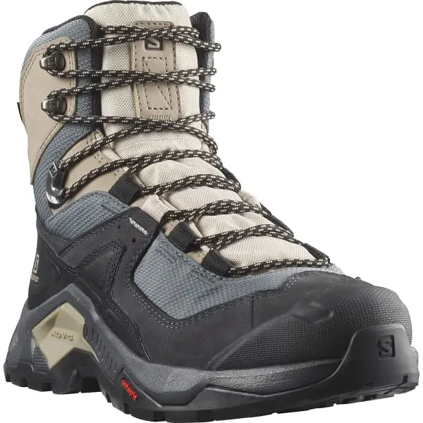 Botín Salomon Quest Element GTX Mujer Gris Ebony Impermeable