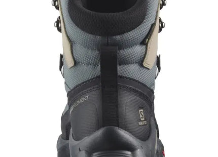 Botín Salomon Quest Element GTX Mujer Gris Ebony Impermeable