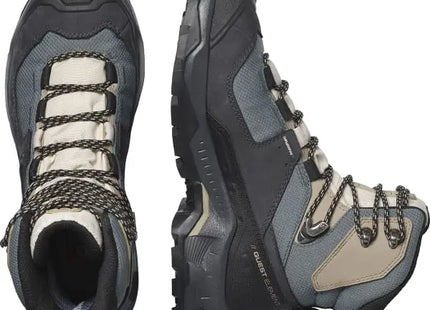 Botín Salomon Quest Element GTX Mujer Gris Ebony Impermeable