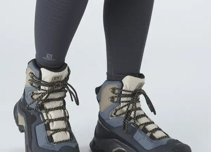 Botín Salomon Quest Element GTX Mujer Gris Ebony Impermeable