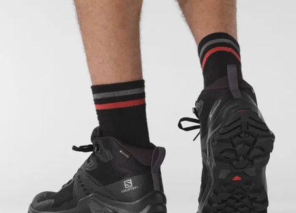 Botín Salomon X Raise 2 Mid GTX Hombre Negro Impermeable Trail