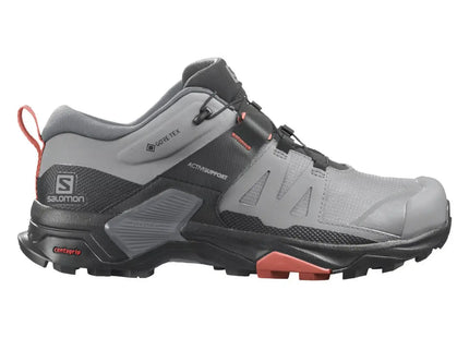 Zapatilla Salomon X Ultra 4 GTX Mujer Gris Alloy Sienna Trail