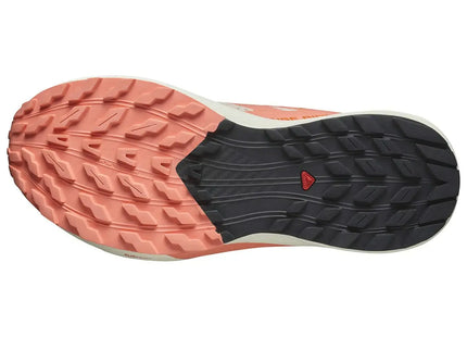 Zapatilla Salomon Sense Ride 5 Mujer Tender Peach Coral Negro Trail