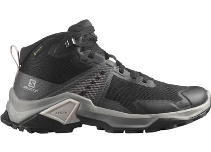 Botín Salomon X Raise 2 Mid GTX Mujer Negro Magnet Impermeable
