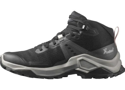 Botín Salomon X Raise 2 Mid GTX Mujer Negro Magnet Impermeable