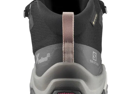 Botín Salomon X Raise 2 Mid GTX Mujer Negro Magnet Impermeable