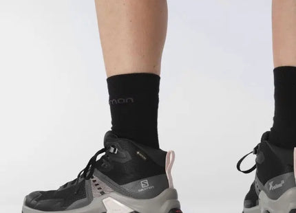 Botín Salomon X Raise 2 Mid GTX Mujer Negro Magnet Impermeable