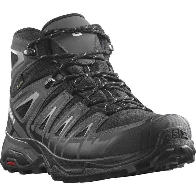 Botín Salomon X Ultra Pioneer Mid GTX Hombre Negro Impermeable