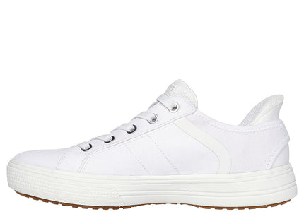 Zapatilla Skechers Arch Fit Arcade Forever Cozy Mujer Blanca Sin Cordones