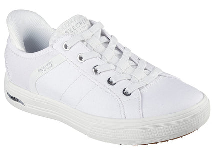 Zapatilla Skechers Arch Fit Arcade Forever Cozy Mujer Blanca Sin Cordones