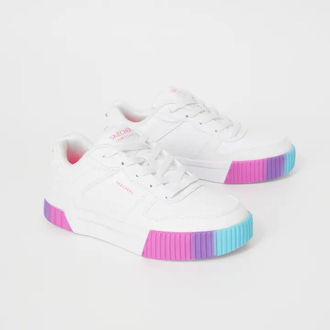 Zapatilla Skechers Jade Niño Niña Blanco Multi Urbana