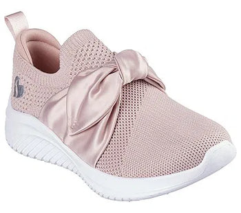 Zapatilla Skechers Ultra Flex 3.0 Beaming Bows Niña Rosa Sin Cordones