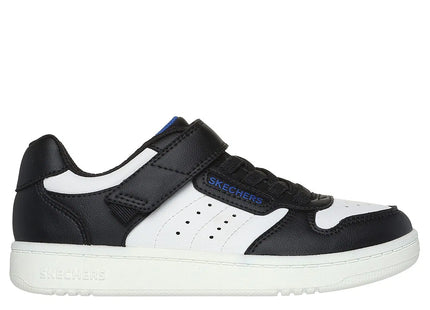 Zapatilla Skechers Quick Street Niño Negro Blanco