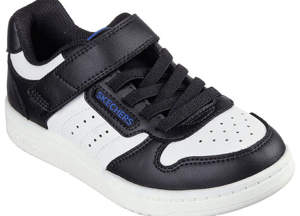 Zapatilla Skechers Quick Street Niño Negro Blanco