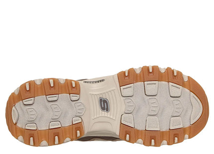 Zapatilla Skechers D'Lites Vintage Wave Mujer Natural Café