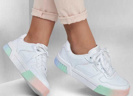 Zapatilla Skechers Jade Soft Glow Mujer Blanco Multi