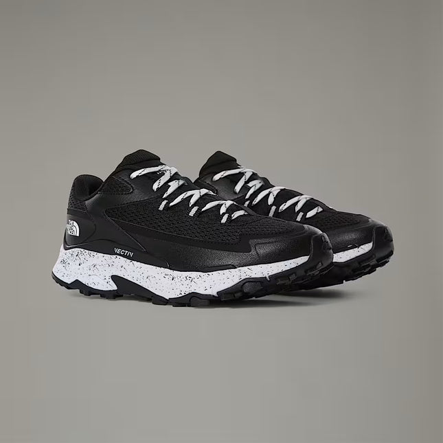 ZAPATILLA THE NORTH FACE HOMBRE LIGERA NEGRO SUELA BLANCA - TARAVAL VECTIV SENDERISMO
