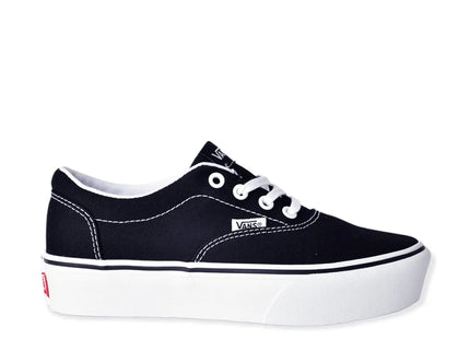 Zapatilla Vans Doheny Platform Mujer Negro Blanco Urbana