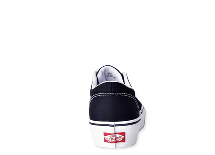 Zapatilla Vans Doheny Platform Mujer Negro Blanco Urbana