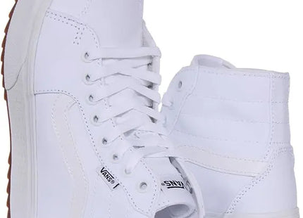 Zapatilla Vans Filmore Hi Tapered Platform Mujer Blanca Caña Alta Plataforma