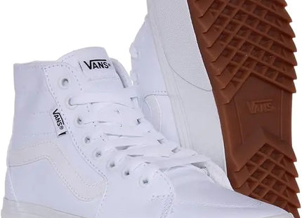 Zapatilla Vans Filmore Hi Tapered Platform Mujer Blanca Caña Alta Plataforma
