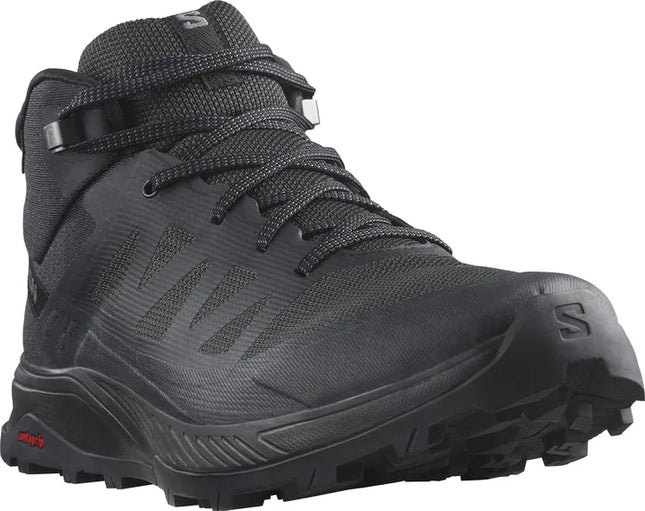 Zapatilla Salomon Outrise Mid GTX Hombre Negro Impermeable Trail