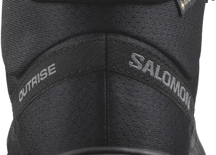 Zapatilla Salomon Outrise Mid GTX Mujer Negro Impermeable Trail