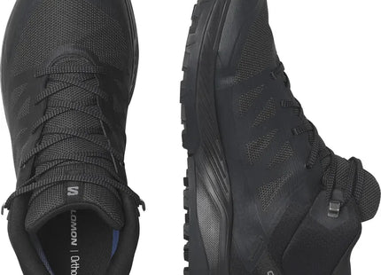 Zapatilla Salomon Outrise Mid GTX Mujer Negro Impermeable Trail