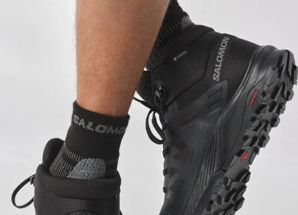 Zapatilla Salomon Outrise Mid GTX Mujer Negro Impermeable Trail