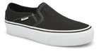 Zapatilla Vans Asher Platform Mujer Negra Plataforma Urbana