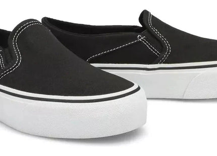 Zapatilla Vans Asher Platform Mujer Negra Plataforma Urbana