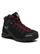 Botín Trekking Salewa Alp Mate Mid WP Mujer Negro Rosado Impermeable