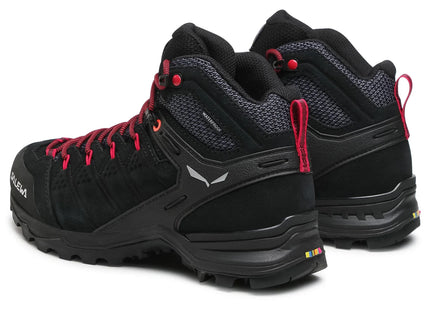 Botín Trekking Salewa Alp Mate Mid WP Mujer Negro Rosado Impermeable