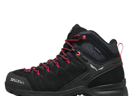 Botín Trekking Salewa Alp Mate Mid WP Mujer Negro Rosado Impermeable