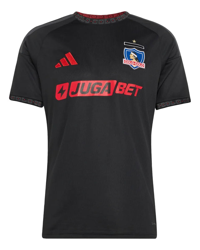Camiseta Adidas Fútbol Colo-Colo 26 Oficial Away Hombre Negra