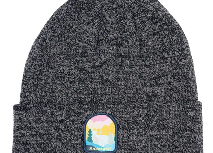 Gorro Beanie Andesgear Patch Gris Oscuro Acrílico