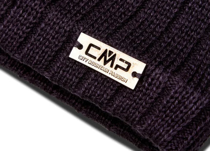 Gorro Beanie CMP Hombre Azul Marino Tejido Lana