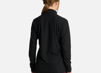 Poleron Mujer Jacaranda Nano-F 1/4 Zip Negro Lippi
