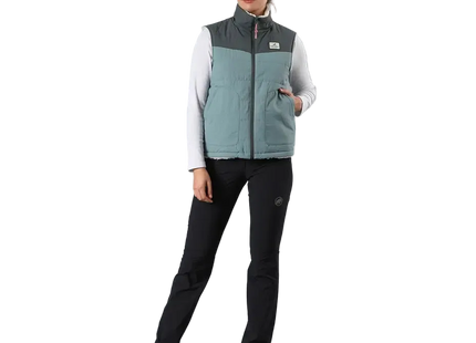 CHAQUETA POLAR ANDESGEAR SIN MANGAS - TRANCURA VEST REVERSIBLE MUJER