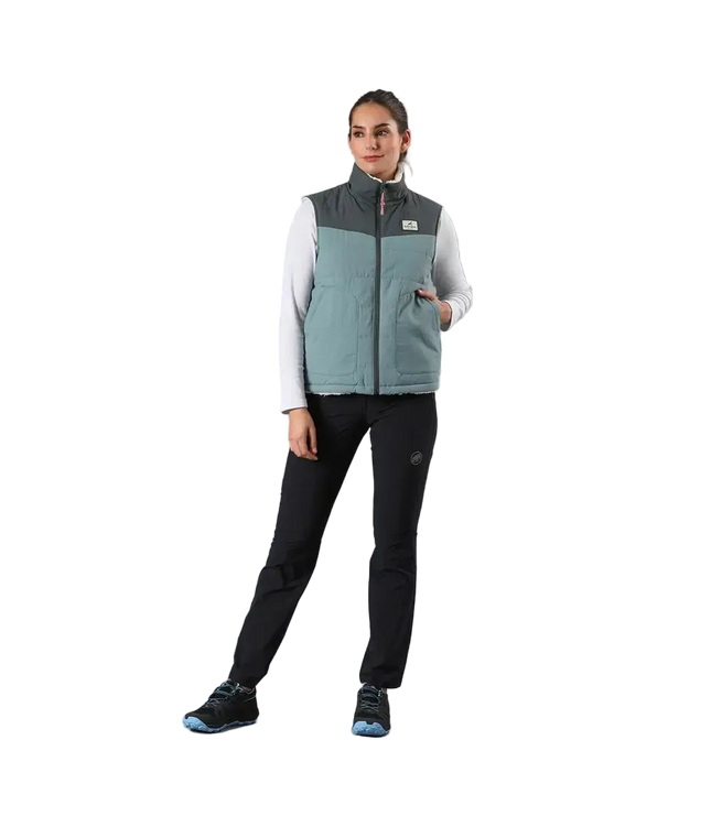 CHAQUETA POLAR ANDESGEAR SIN MANGAS - TRANCURA VEST REVERSIBLE MUJER