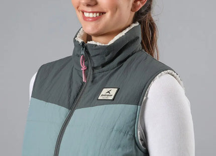 CHAQUETA POLAR ANDESGEAR SIN MANGAS - TRANCURA VEST REVERSIBLE MUJER