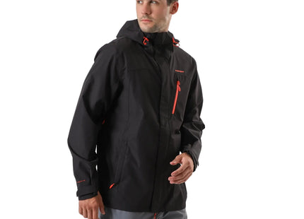 Cortaviento Andesgear Carelmapu Hombre Negro Impermeable 10K
