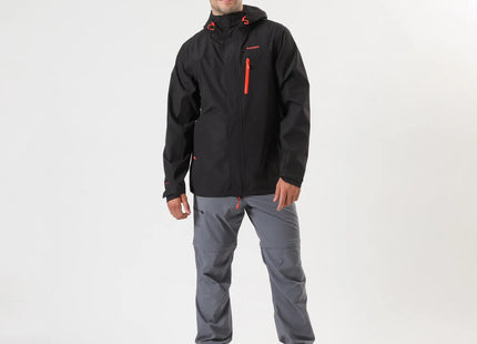 Cortaviento Andesgear Carelmapu Hombre Negro Impermeable 10K