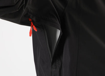 Cortaviento Andesgear Carelmapu Hombre Negro Impermeable 10K